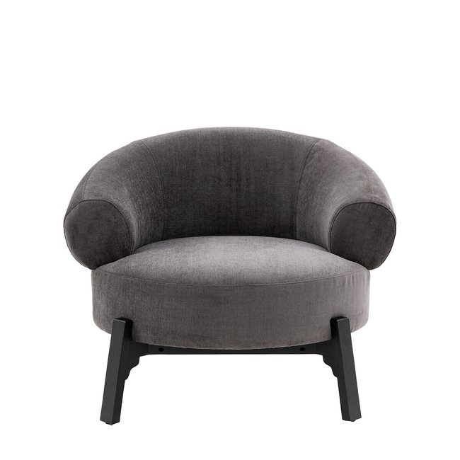 Metis Sculptural Soft Brushed Armchair - SO'HOME