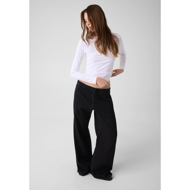Jean Jogger À Jambe Extra Large noir <span itemprop=