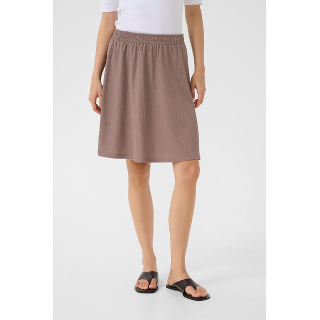 Jupe casual gris iron <span itemprop=