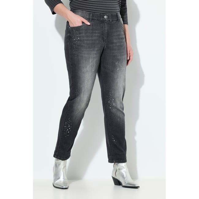 Jean Boyfriend noir <span itemprop=
