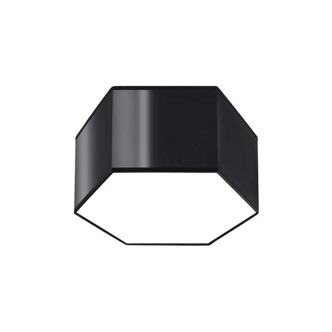 Plafonnier PVC Noir E27 2 Sunde 15 Couleur noir <span itemprop=