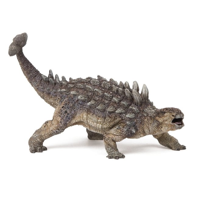 Figurine Ankylosaure marron <span itemprop=