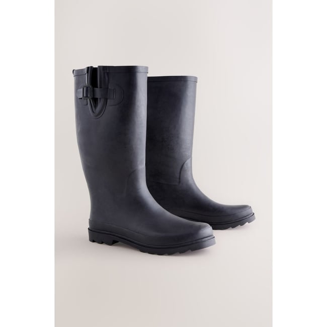 Bottes en caoutchouc bleu marine <span itemprop=