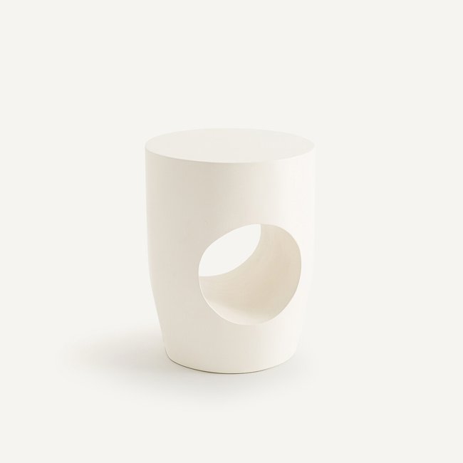 Koldi Solid Mango Side Table off white AM.PM
