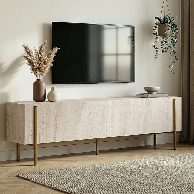 Тумба для ТВ Nexus / Нексус золотистый SO'HOME