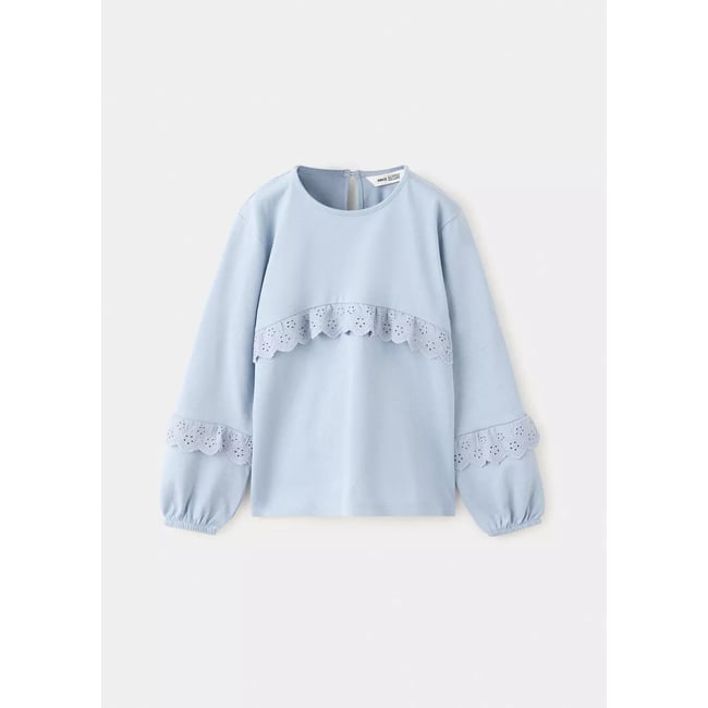 T-shirt en coton à volants - MANGO BABY