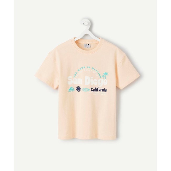 Bedrucktes T-Shirt, kurze Ärmel orange <span itemprop=