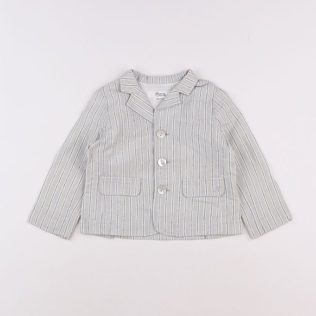 Veste - Très bon état gris <span itemprop=