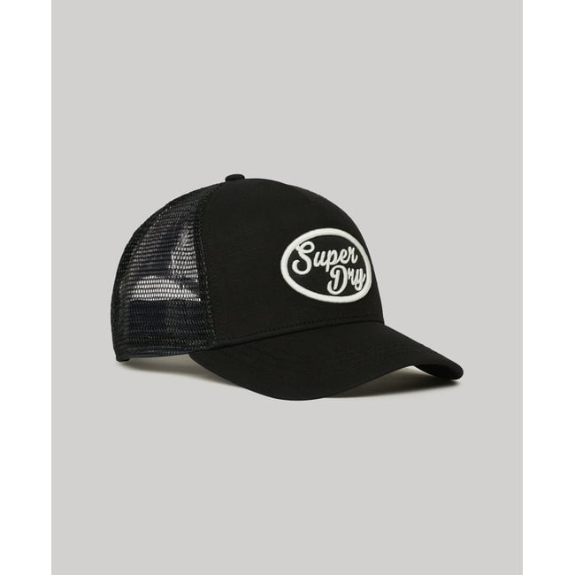 Casquette camionneur Dirt Road noir vintage <span itemprop=