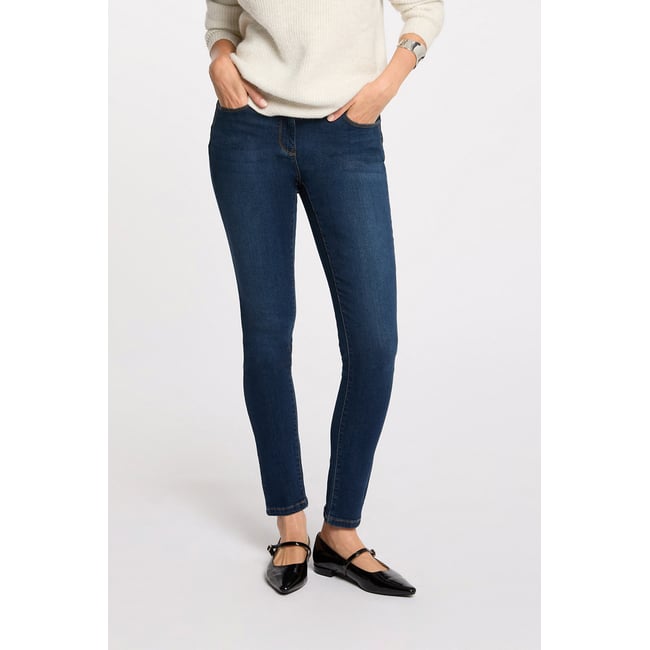 Jeans slim taille standard jean brut <span itemprop=
