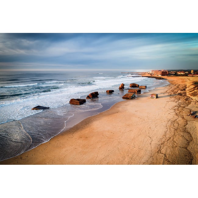 Tableau capbreton sud blocos vue du ciel - HEXOA