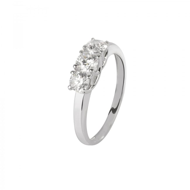 Bague en or blanc 750 B-CLASSIC argent <span itemprop=