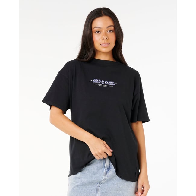 T-shirt à manches courtes PACIFIC RIDER noir <span itemprop=
