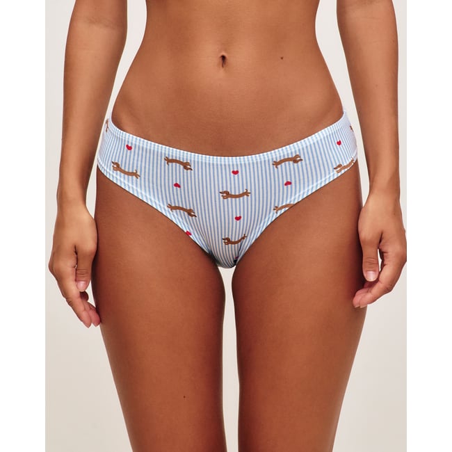 UNDIZ SLIP BOTTLIZ HOTDOGIZ-LOT bleu <span itemprop=