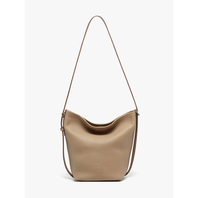 Sac porté épaule sac à dos S Cavalier cuir mocha <span itemprop=