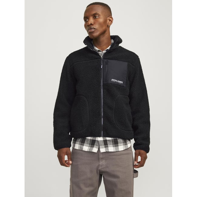Manteau En Peluche black <span itemprop=