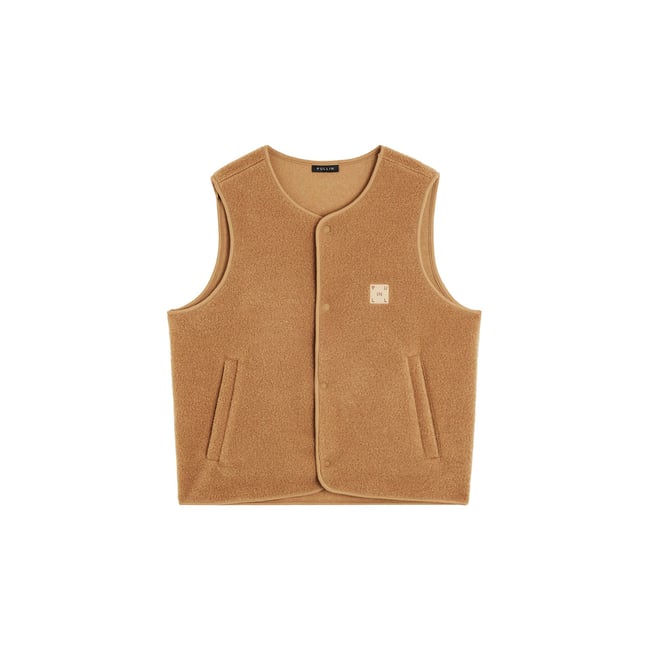 GILET SANS MANCHE SAND beige <span itemprop=