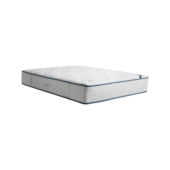 Matelas ressorts ensachés 25 cm - Avec aérateurs - MEMORY 2 Couleur blanc <span itemprop=