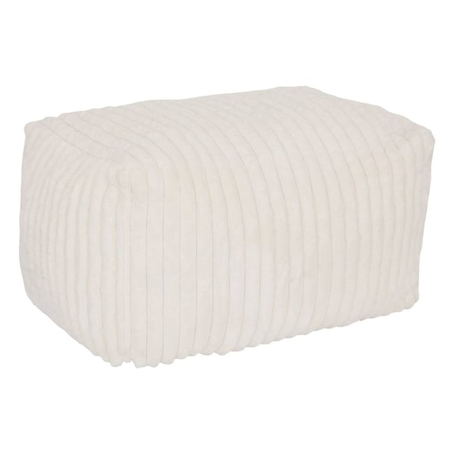 Pouf rectangulaire en velours côtelé MUZI - ATMOSPHERA
