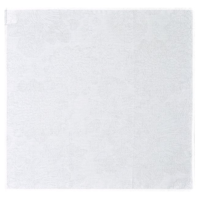 Serviette de table en Coton, MARIE-GALANTE blanc <span itemprop=