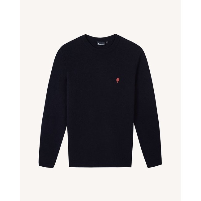 Pull laine MARLY MARLY bleu marine <span itemprop=