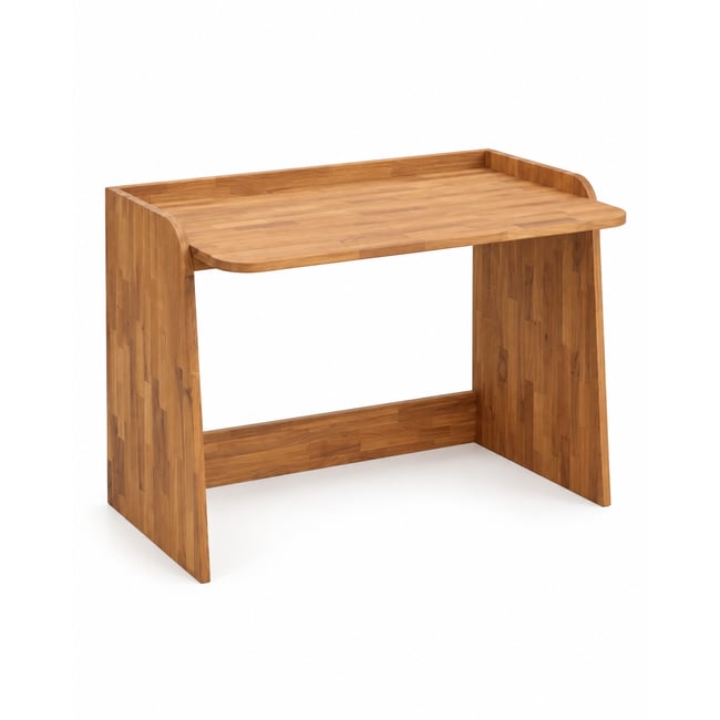 Bureau en bois d'aulne coloris noyer - HANNUN