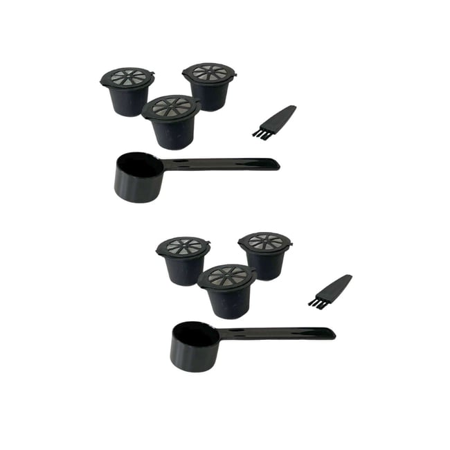 Ensemble de 2 Set de 3 capsules Nespresso PETIT DÉJEUNER noir <span itemprop=
