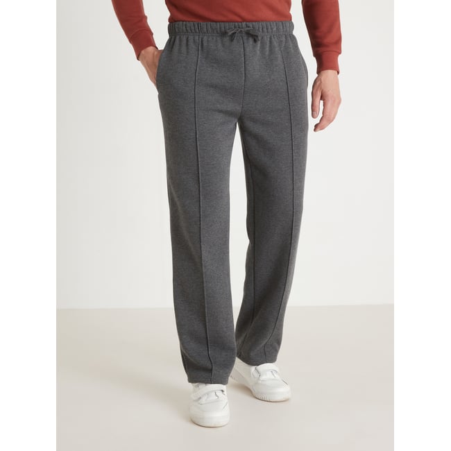 Pantalon De Jogging Classique gris foncé chiné <span itemprop=
