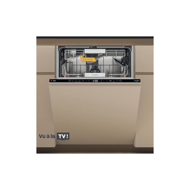 Lave vaisselle encastrable W8IHT40T Maxispace SpaceClean tout intégrable <span itemprop=