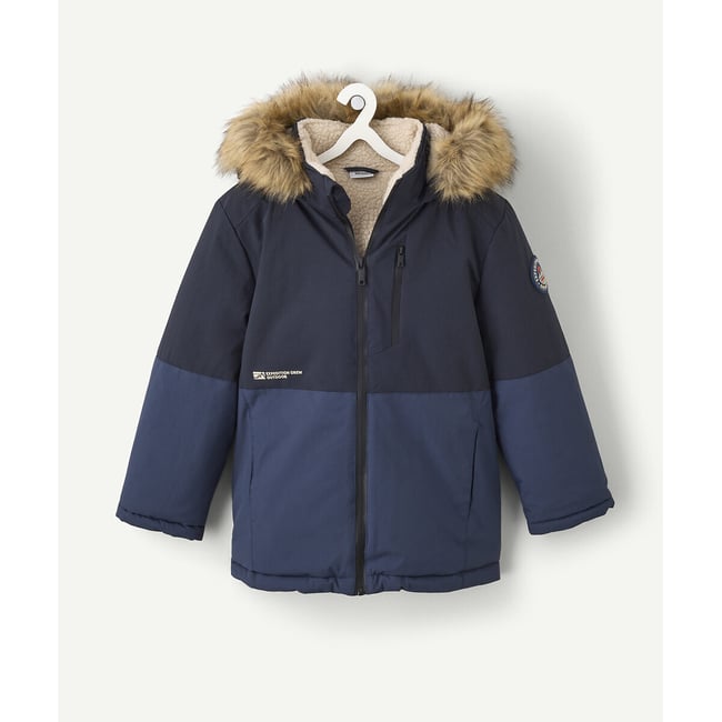 Hooded Parka, blue, TAPE A L'OEIL