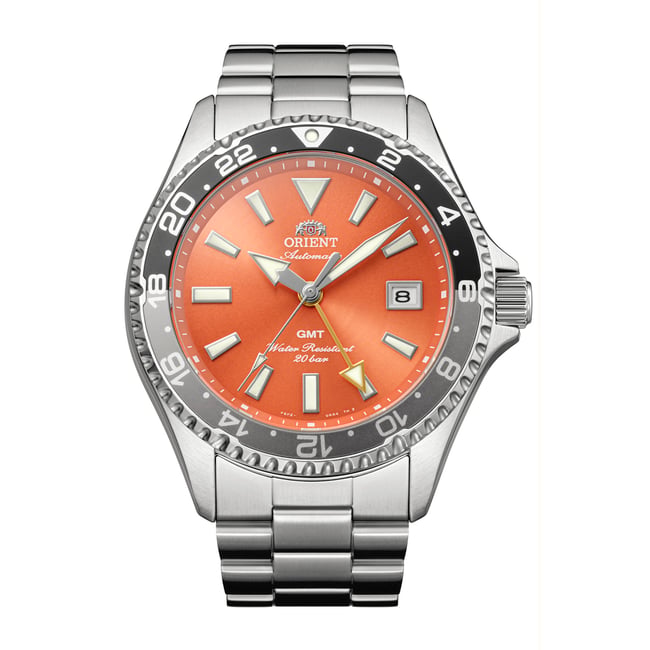 Montre Analogique  MAKO argenté orange argenté <span itemprop=