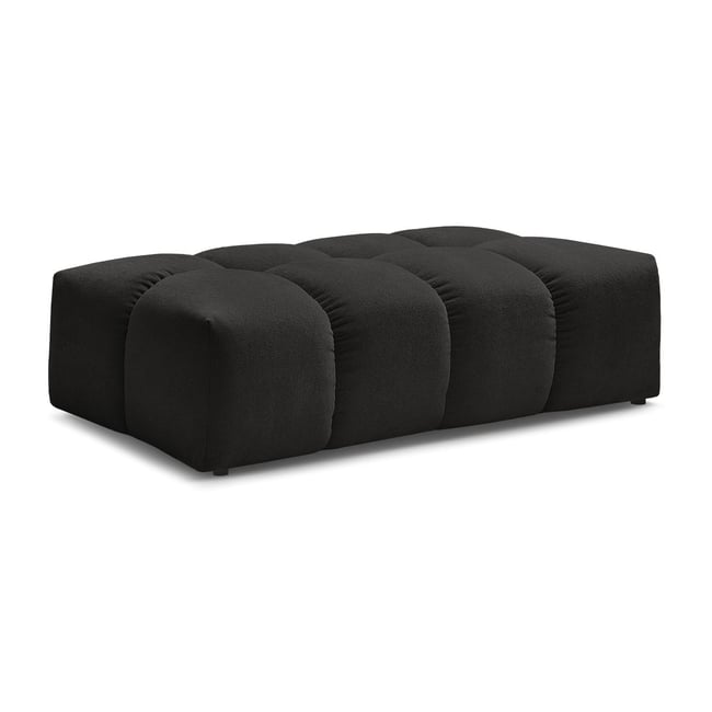 Pouf tissu chiné, EVEREST - BOBOCHIC
