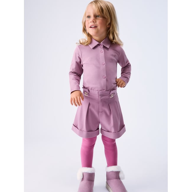 Chemise en jersey orchidée <span itemprop=