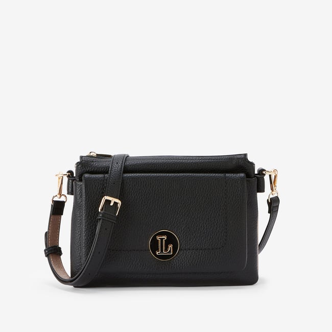 Sac multipoches  Rosabelle noir,doré <span itemprop=
