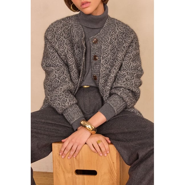 Gilet COSMO en mohair et laine - Maison 123