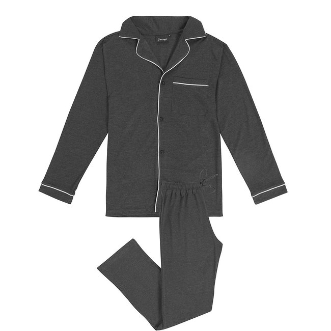 Pyjama uni chambray homme MATTEO - SENSEI MAISON