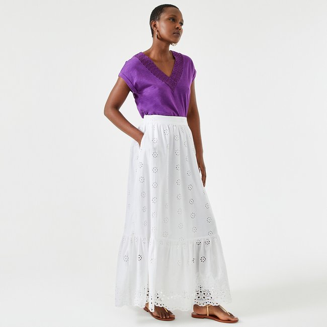 Gonna pizzo sangallo discount