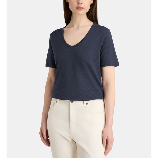 T-shirt noyal en lin - JODHPUR