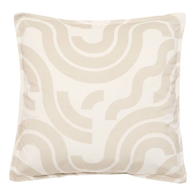 Coussin carré LILOU ivoire <span itemprop=