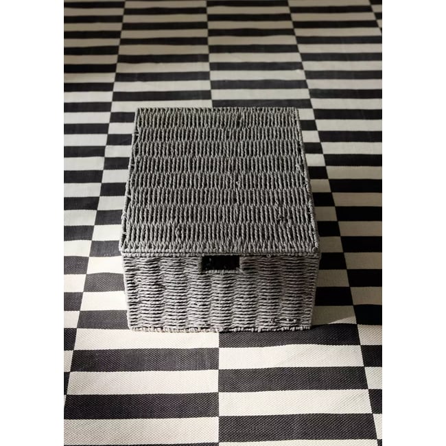 Boîte en papier tressé, taille moyenne - MANGO HOME