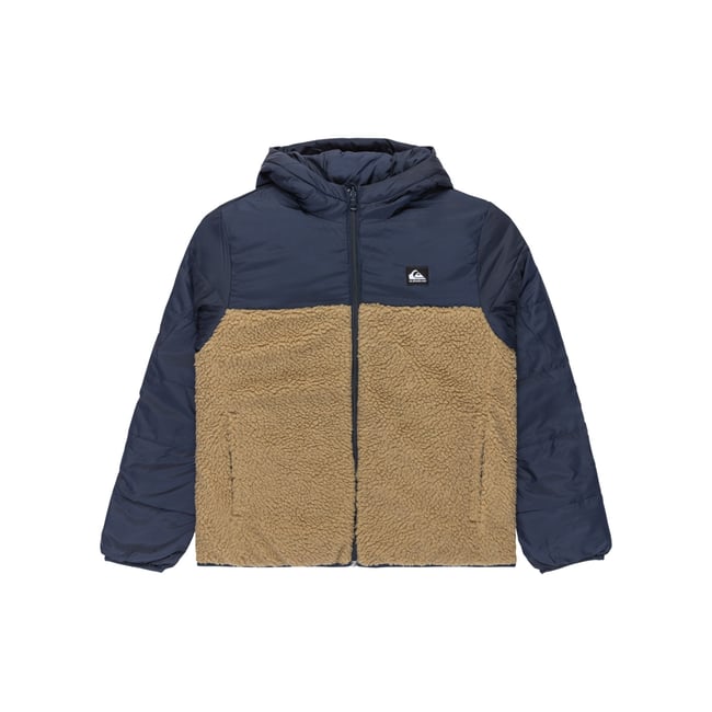 Doudoune à capuche bleu dark navy <span itemprop=