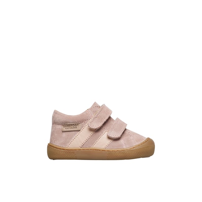 Chaussures barefoot en suède BAREFOOT SABBY VL rose- <span itemprop=
