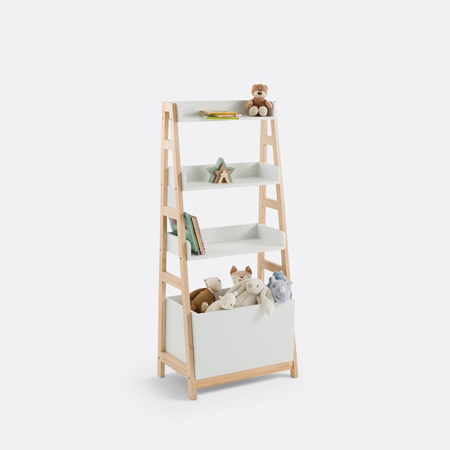 Étagère enfant, Sueno Couleur blanc/bois <span itemprop=