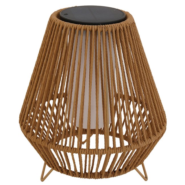Lanterne solaire SALOMEA SMALL Couleur beige <span itemprop=