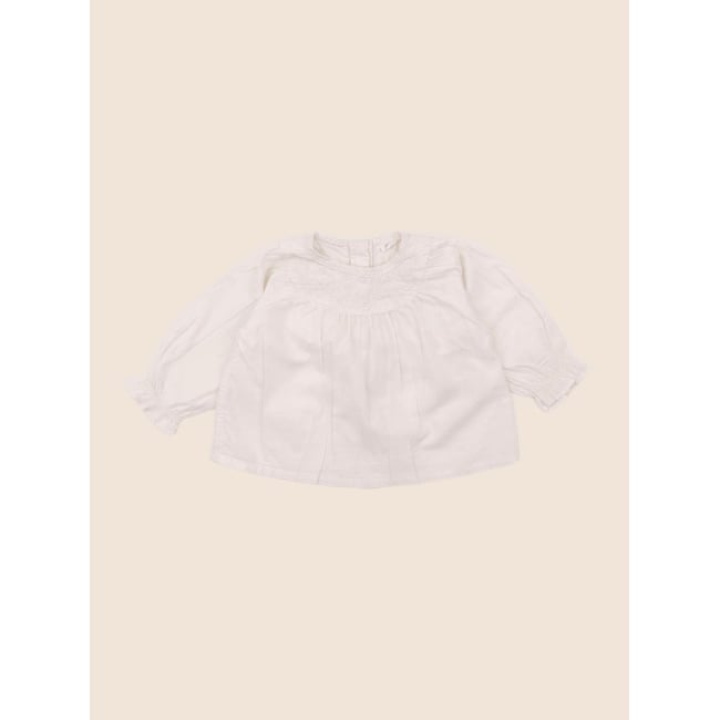 Blouse - Très bon état beige <span itemprop=