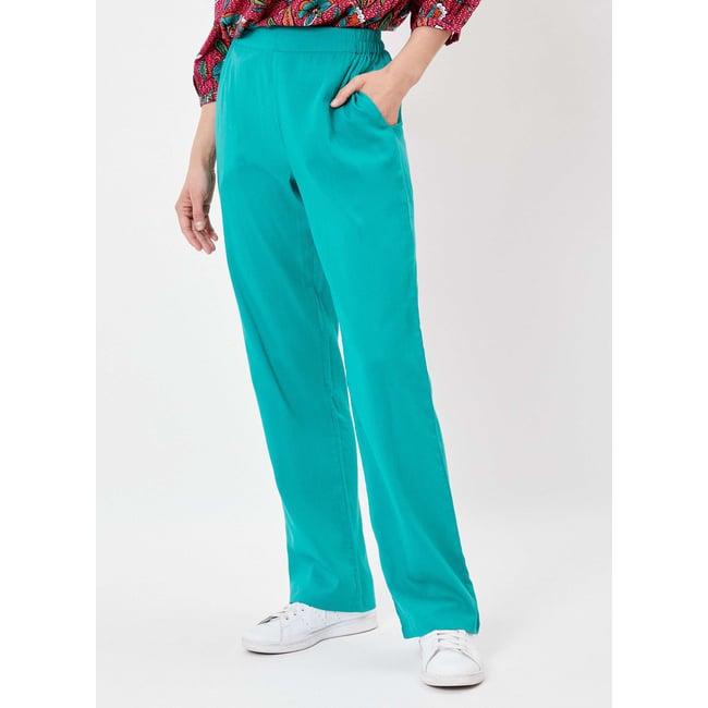 Pantalon droit coton bio JONA - LA FIANCÉE