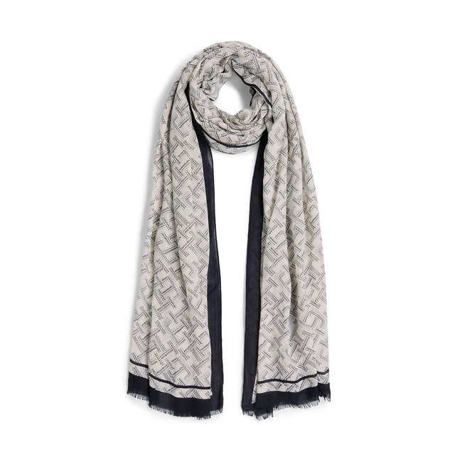Sciarpa stampata con monogramma - TOMMY HILFIGER