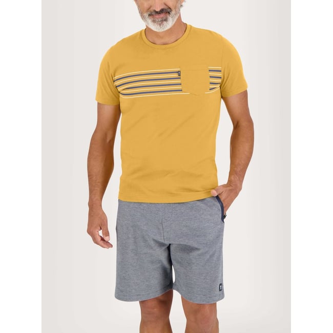 T-shirt manches courtes AMORITEE14109 ambre <span itemprop=