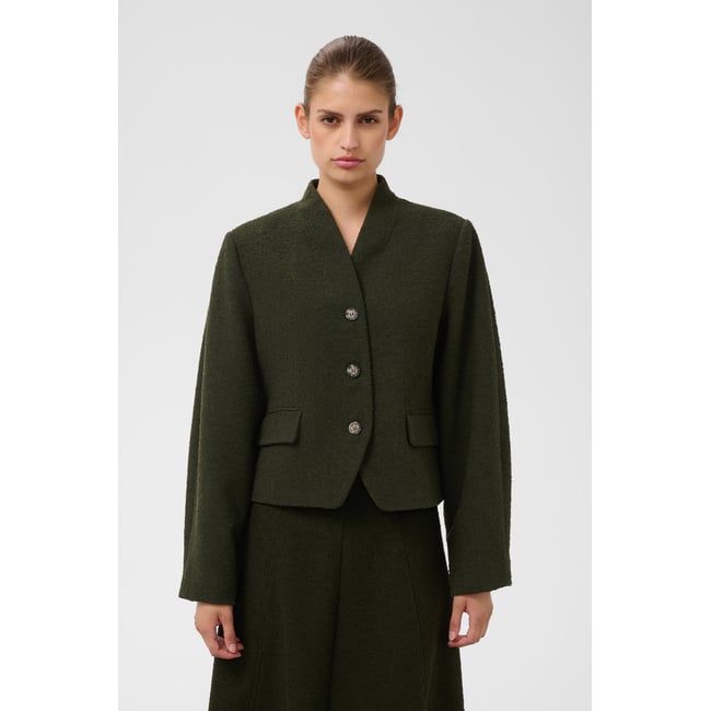 Blazer vert rosin <span itemprop=