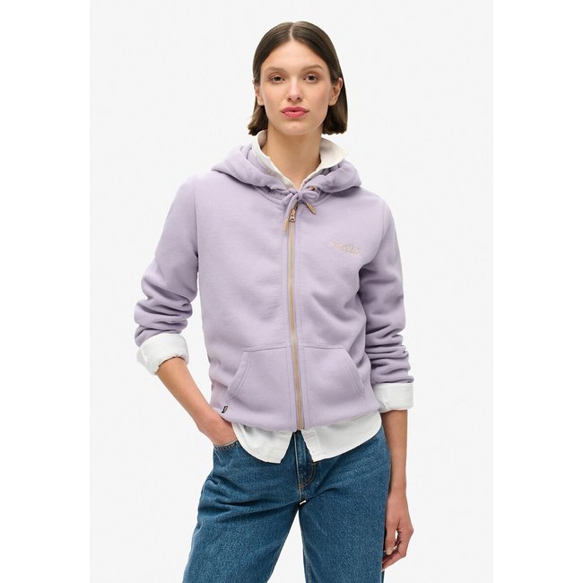 Zip-up hoodie met kap Essential Logo <span itemprop=